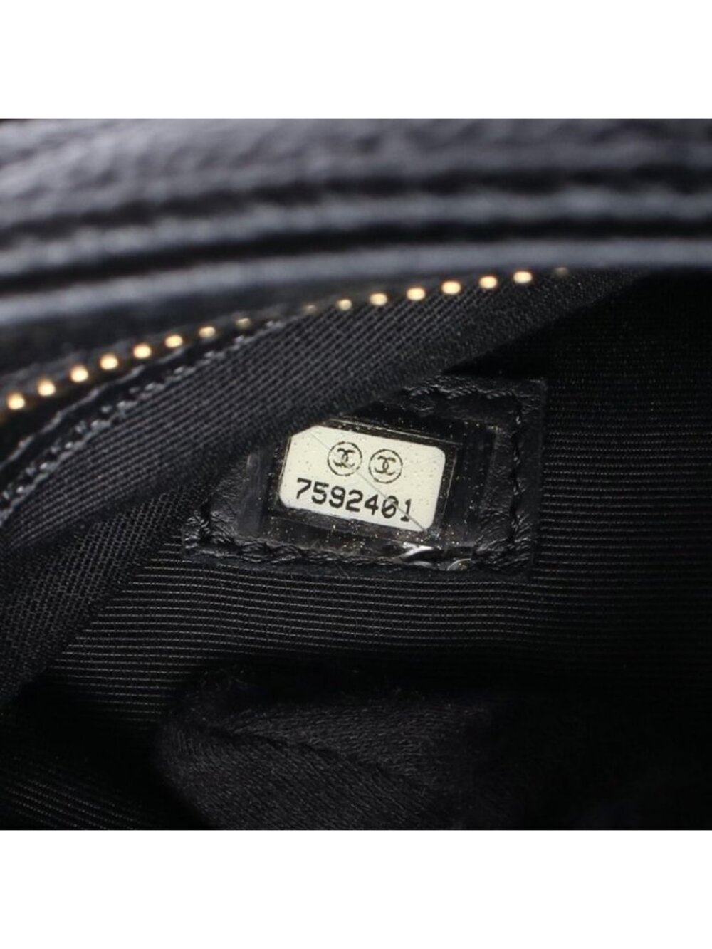 Chanel Tote Medallion Black Caviar Leather - Picture 5 of 9